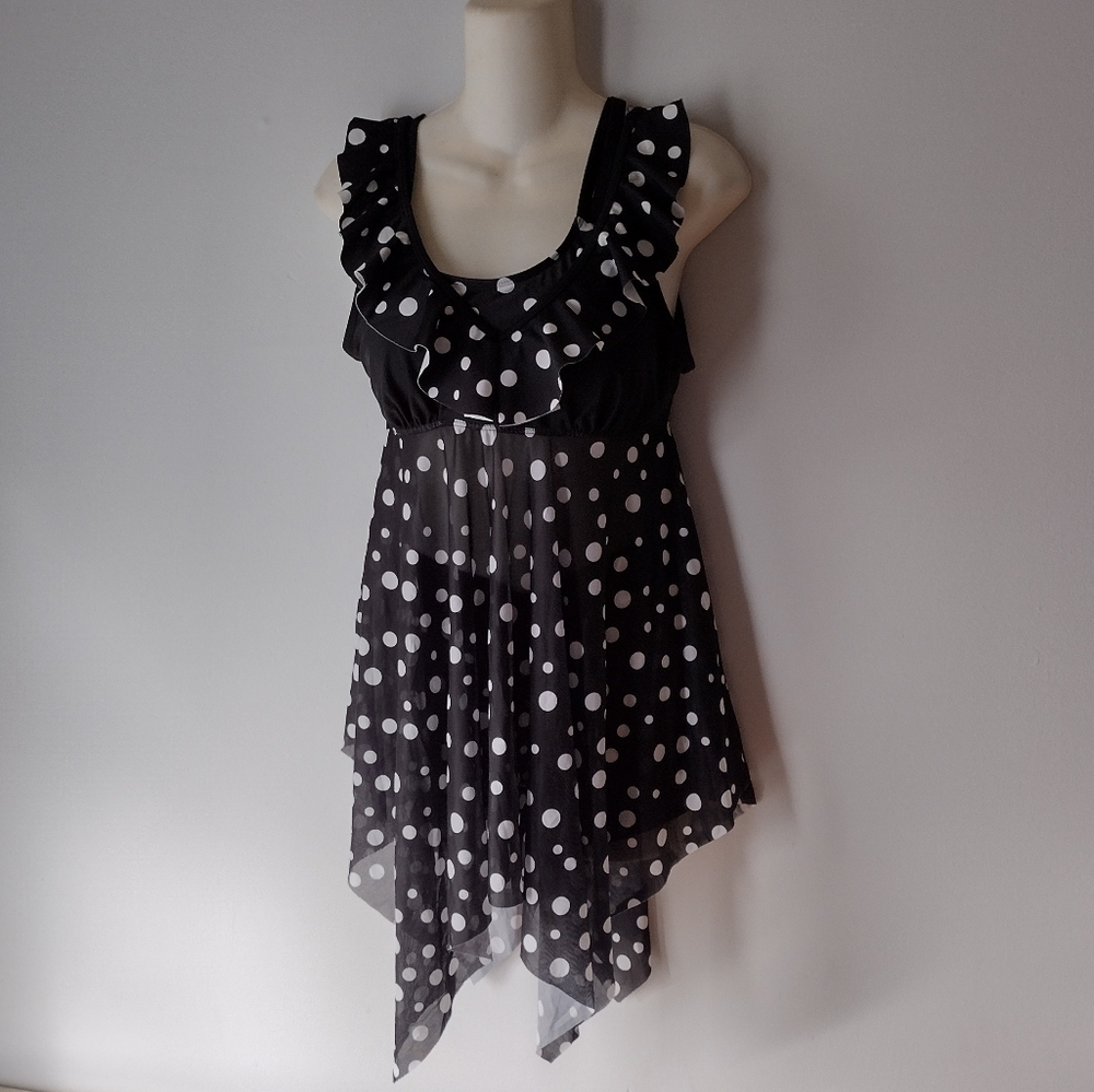 Polka Dot Swimsuit Coverup